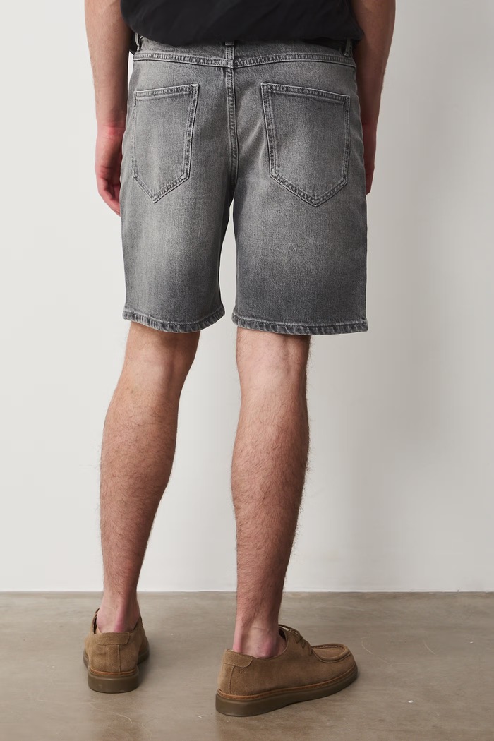 Odzież Szorty męskie jeansowe RS26-SZM077 szary