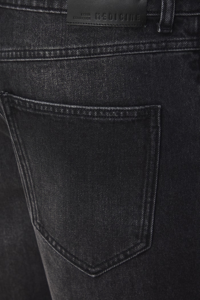 Szorty męskie jeansowe szary RS26-SZM077