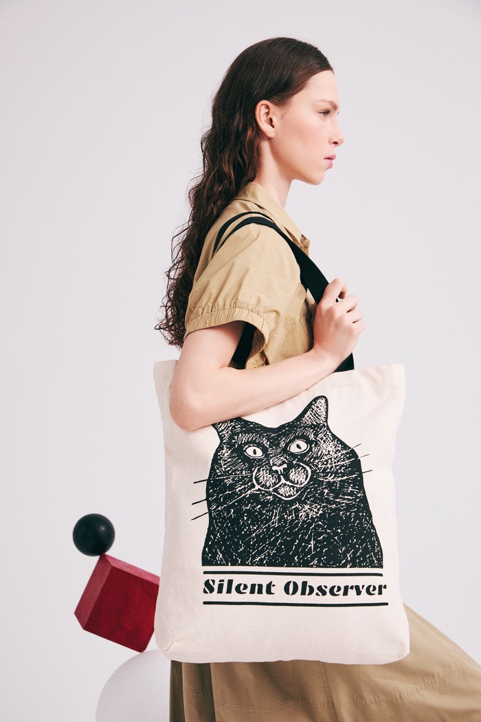 Medicine kabelka typu shopper bavlnená RS26-TCD451 viacfarebná RS26