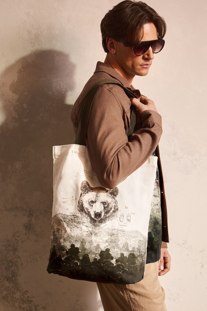 Torba materiałowa bawełniana z kolekcji Bieszczadzki Park Narodowy x Medicine multicolor RS26-TCM850