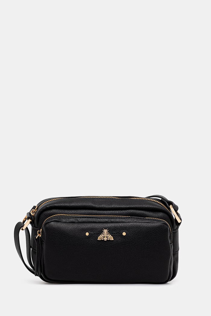 Dámska crossbody kabelka z imitácie kože Medicine čierna RS26-TOD505