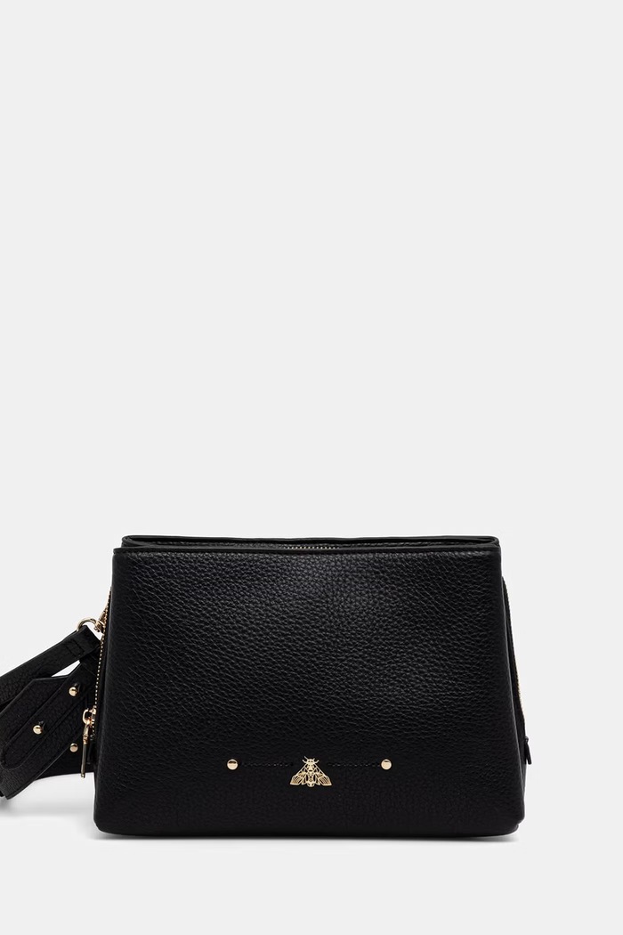 Medicine crossbody kabelka dámska z imitácie kože čierna RS26-TOD800