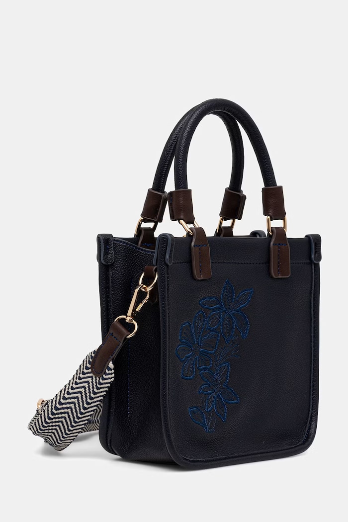 Accesorii Medicine geantă crossbody pentru femei, cu imitație de piele RS26-TOD806 bleumarin