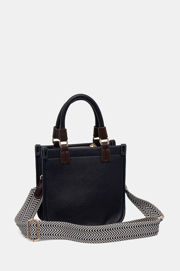 Medicine geantă crossbody pentru femei, cu imitație de piele bleumarin RS26-TOD806