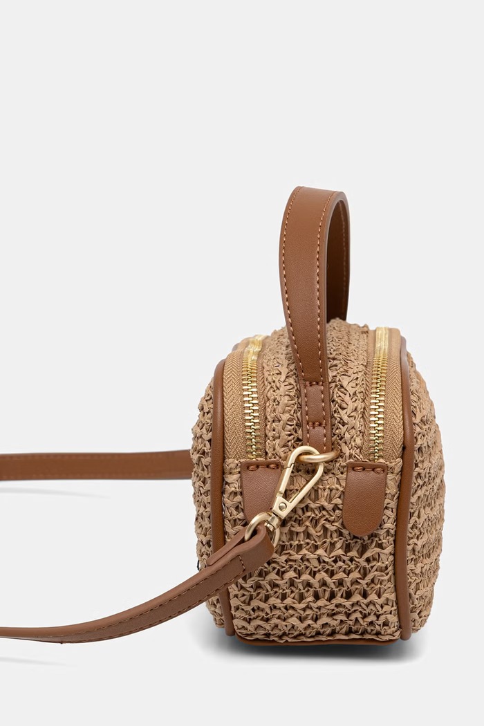 Doplnky Medicine crossbody kabelka dámska pletená RS26-TOD807 béžová