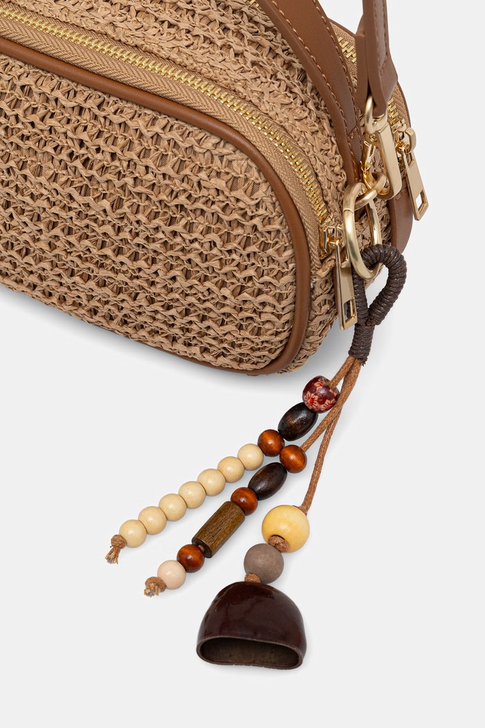 Medicine crossbody kabelka dámska pletená RS26-TOD807 béžová