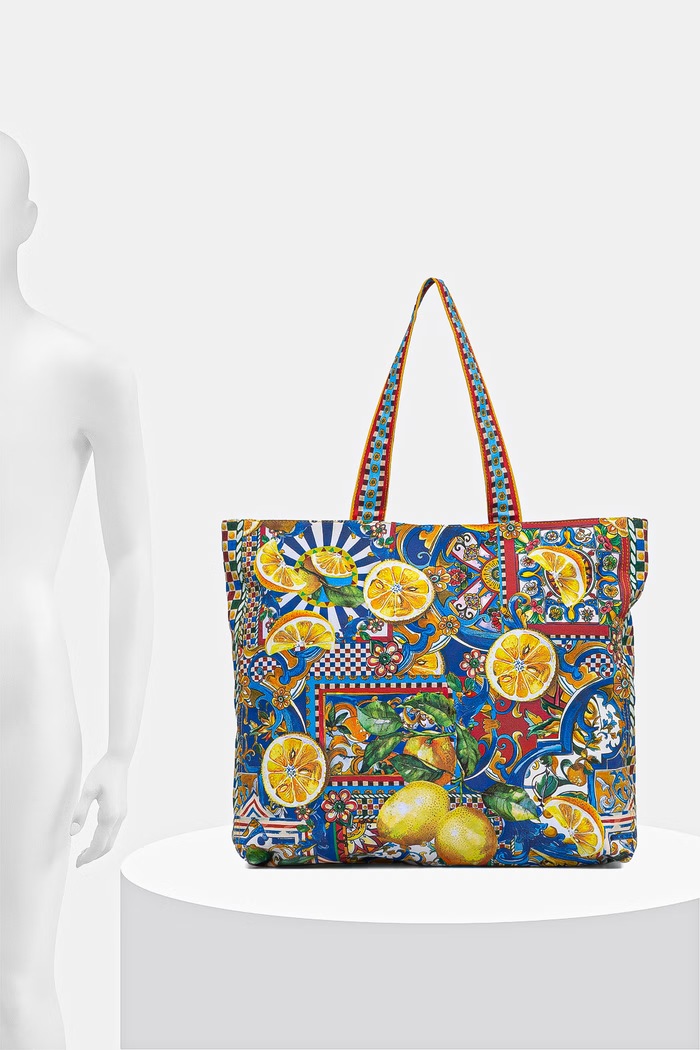 Medicine kabelka typu shopper dámska bavlnená RS26-TOD812