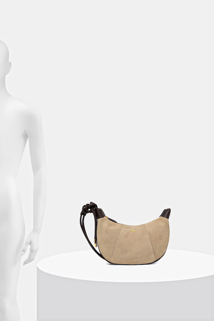 Torebka hobo damska ze skóry zamszowej RS26-TOD816