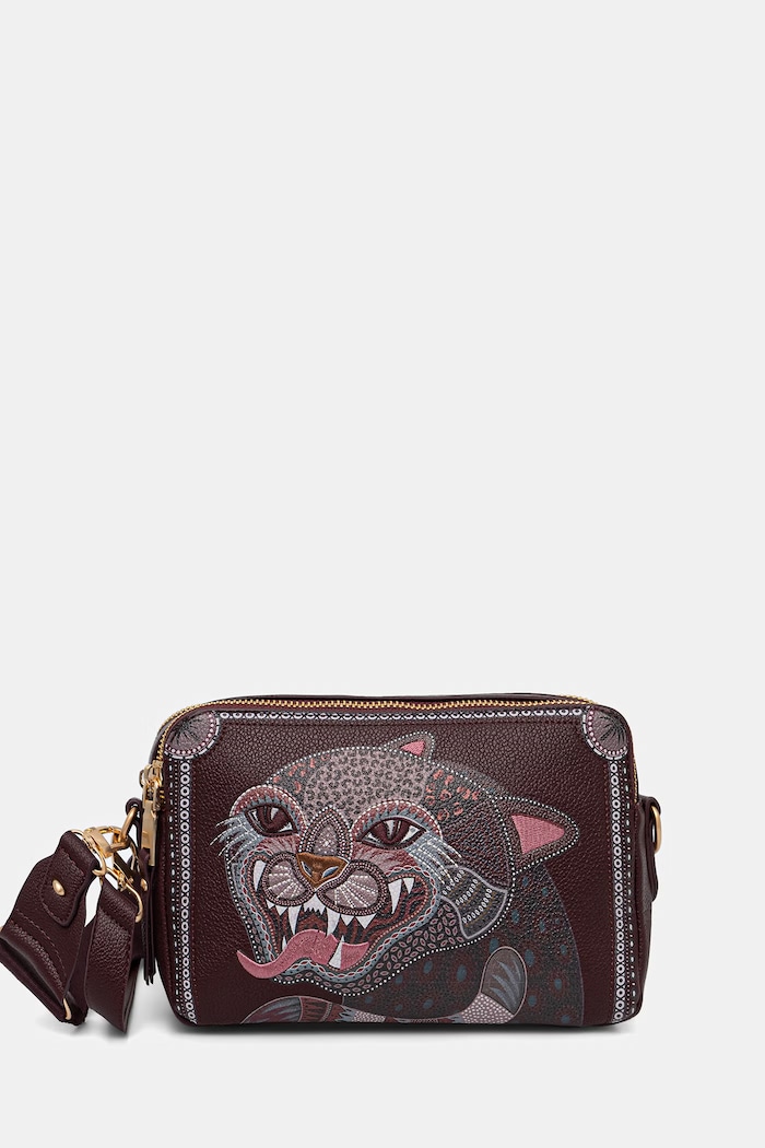 Medicine crossbody kabelka dámska z imitácie kože RS26-TOD905 burgundské RS26