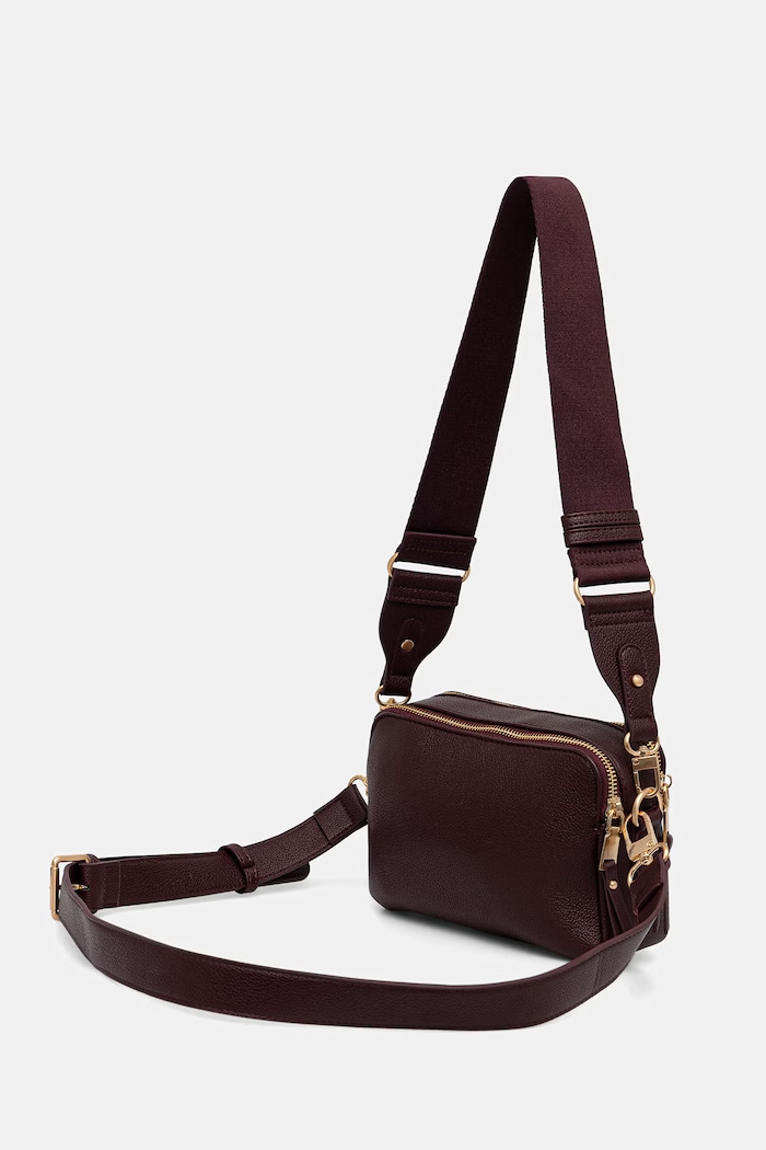 Medicine crossbody kabelka dámska z imitácie kože burgundské RS26-TOD905