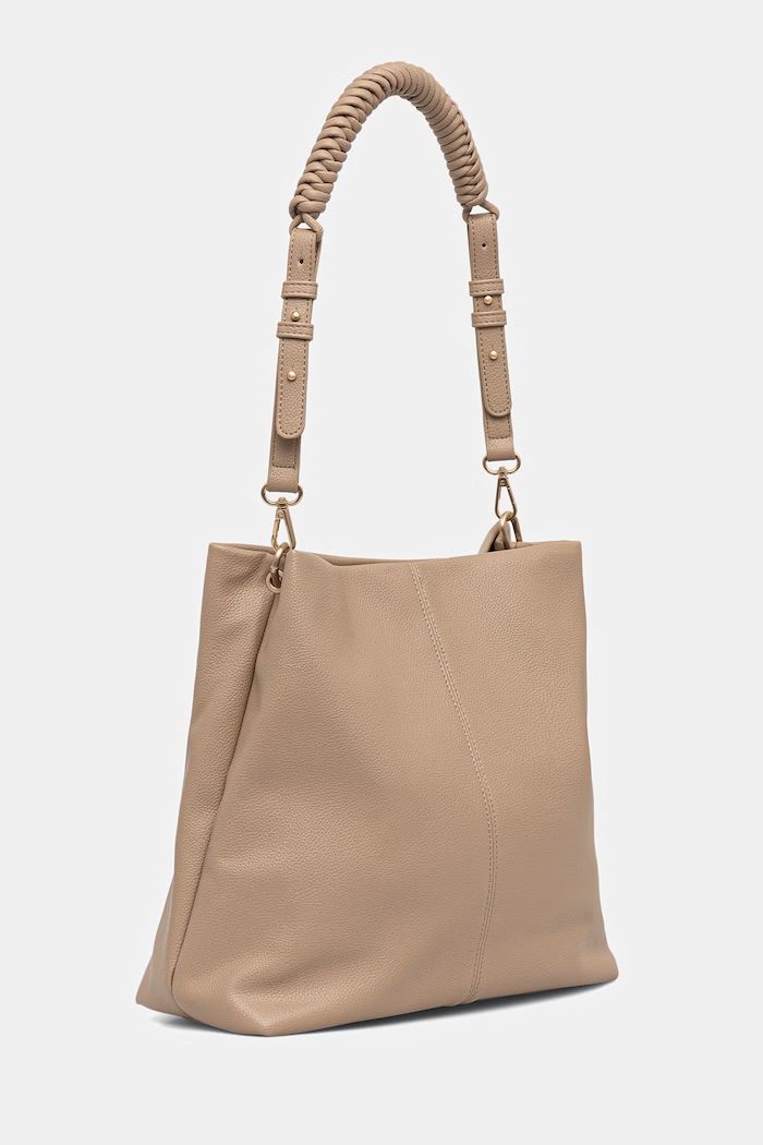 Medicine geantă shopper pentru femei, cu imitație de piele RS26-TOD909 bej RS26