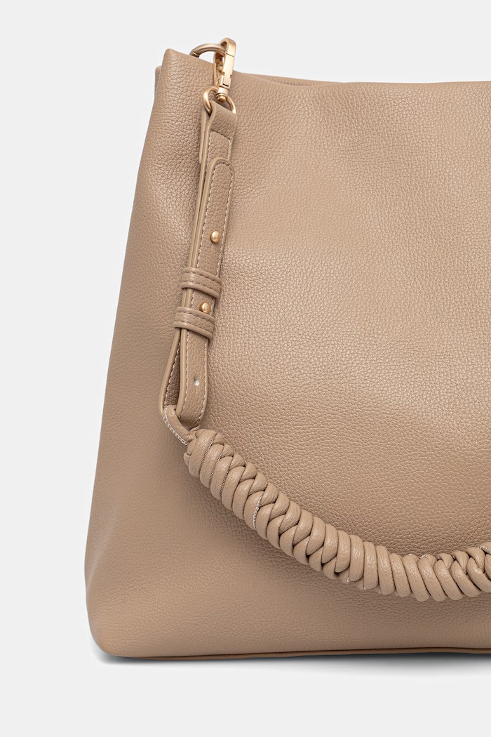 Accesorii Medicine geantă shopper pentru femei, cu imitație de piele RS26-TOD909 bej