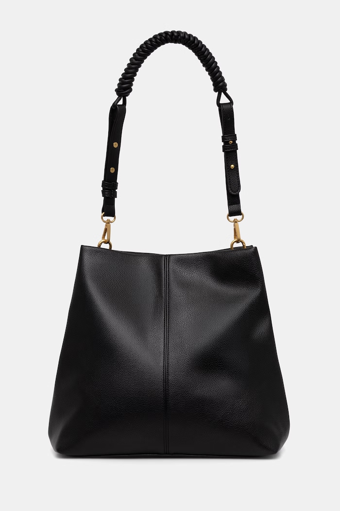 Medicine torebka shopper damska z imitacji skóry czarny RS26-TOD909