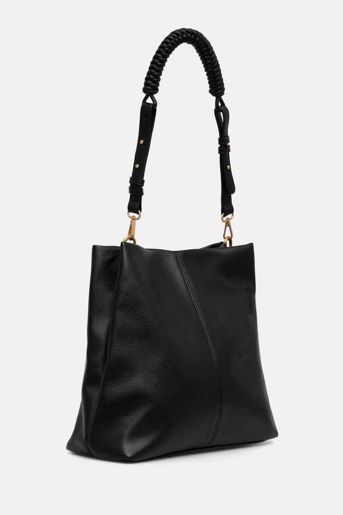 Medicine torebka shopper damska z imitacji skóry RS26-TOD909 czarny RS26