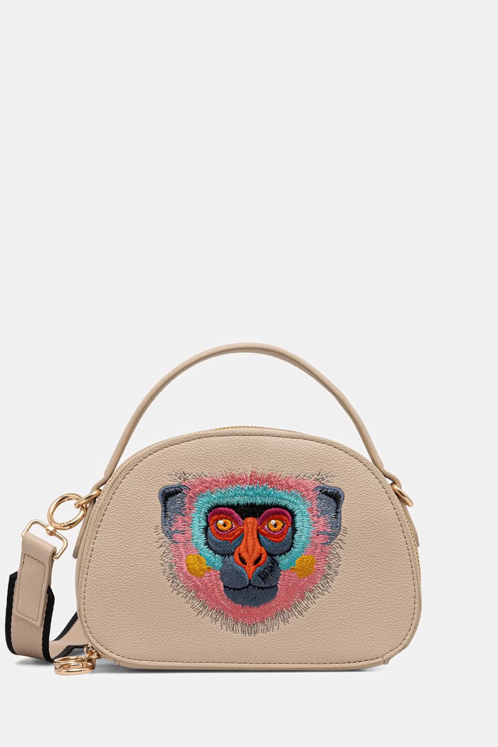 Medicine geantă crossbody pentru femei, cu imitație de piele RS26-TODA51 bej RS26