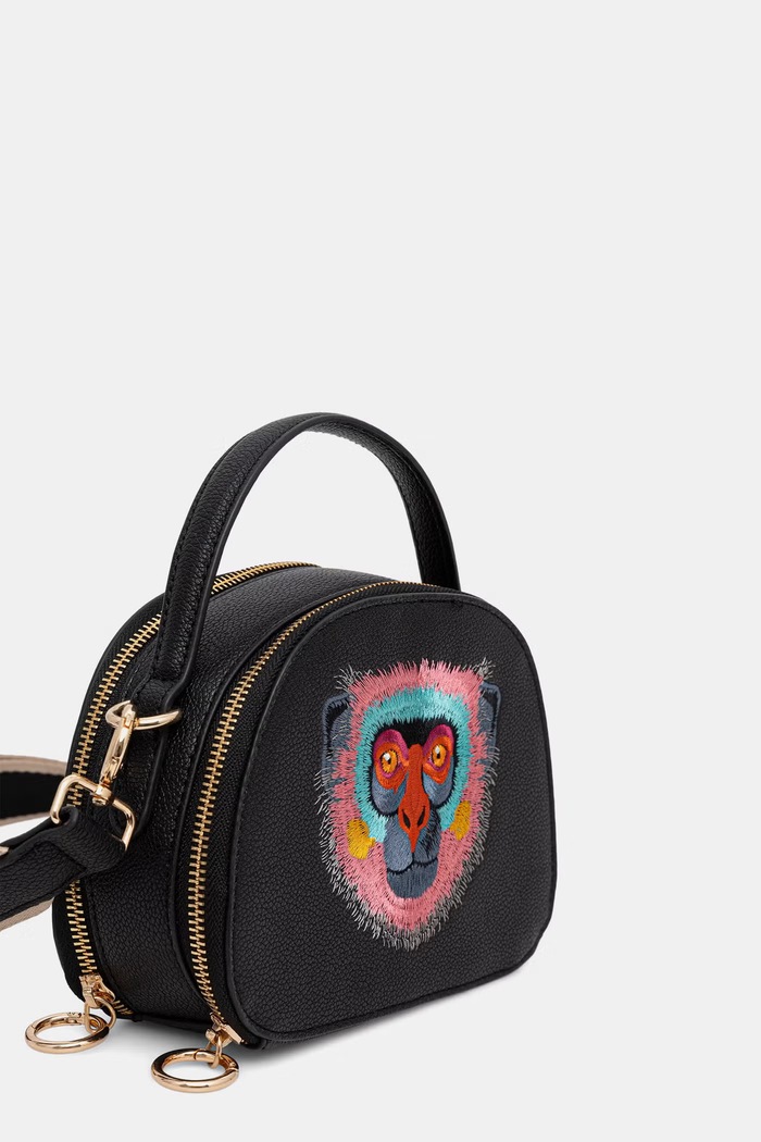 Accesorii Medicine geantă crossbody pentru femei, cu imitație de piele RS26-TODA51 negru
