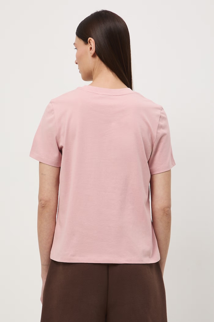 Odzież t-shirt damski bawełniany RS26-TSD050 różowy