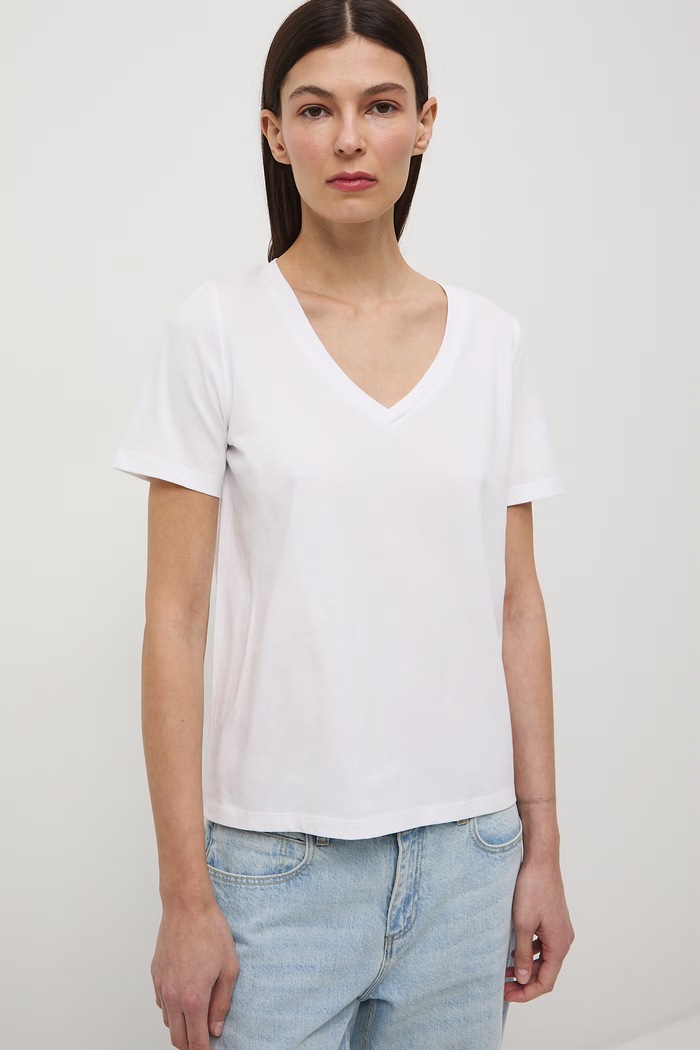 Medicine tricou femei din bumbac RS26-TSD052 alb RS26