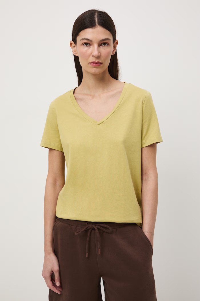 t-shirt damski bawełniany zielony RS26-TSD052