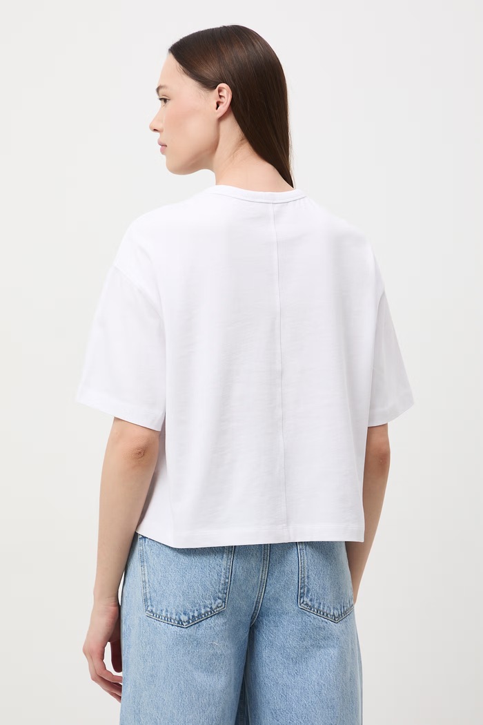 Odzież T-shirt damski bawełniany RS26-TSD063 biały