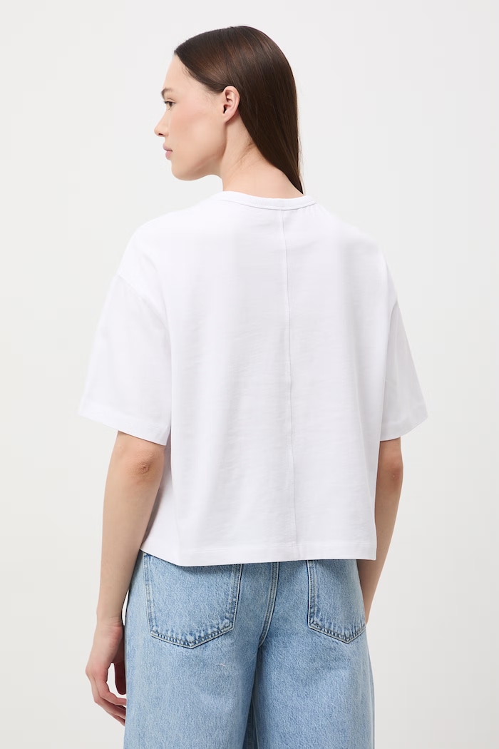 Odzież T-shirt damski bawełniany RS26-TSD063 biały