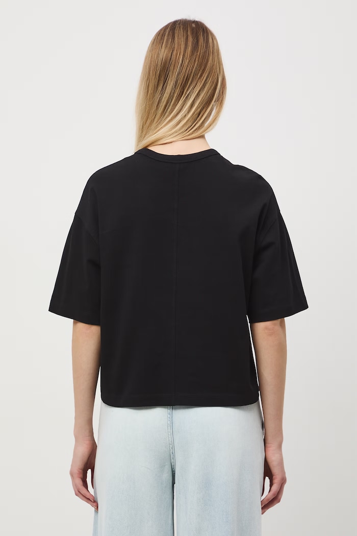 Odzież T-shirt damski bawełniany RS26-TSD063 czarny