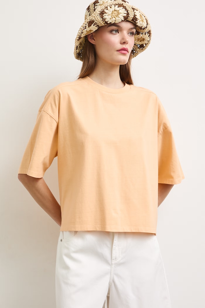 Medicine oversize t-shirt γυναικείο βαμβακερό RS26-TSD0A0 πορτοκαλί RS26