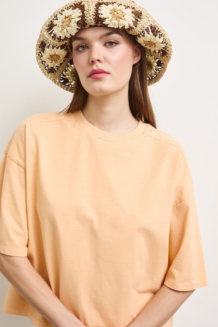 Medicine oversize t-shirt γυναικείο βαμβακερό πορτοκαλί RS26-TSD0A0