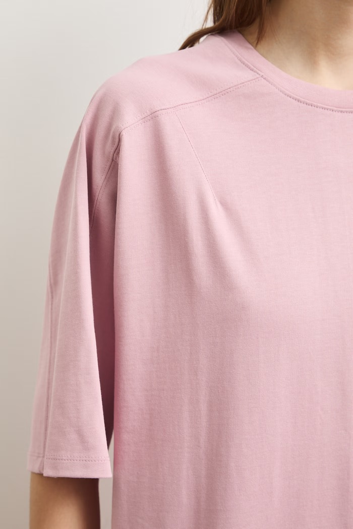Medicine oversize t-shirt γυναικείο βαμβακερό RS26-TSD0A2 ροζ