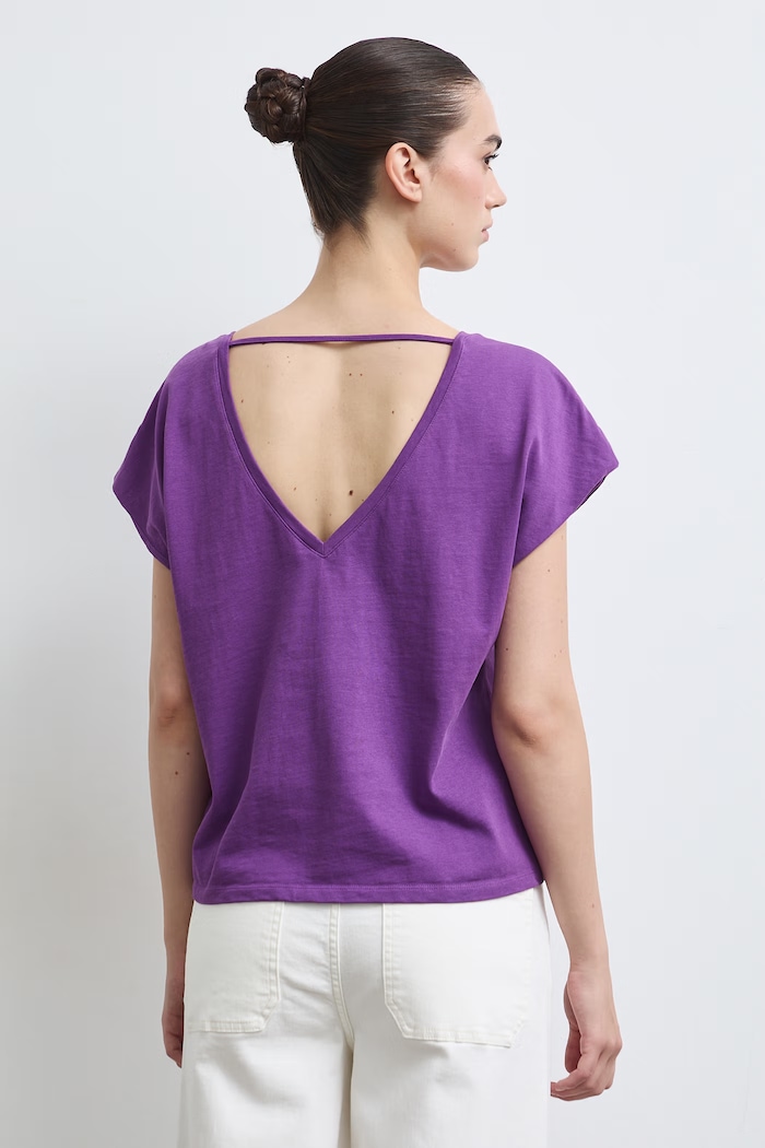 Îmbrăcăminte Medicine tricou pentru femei din bumbac RS26-TSD0B0 violet
