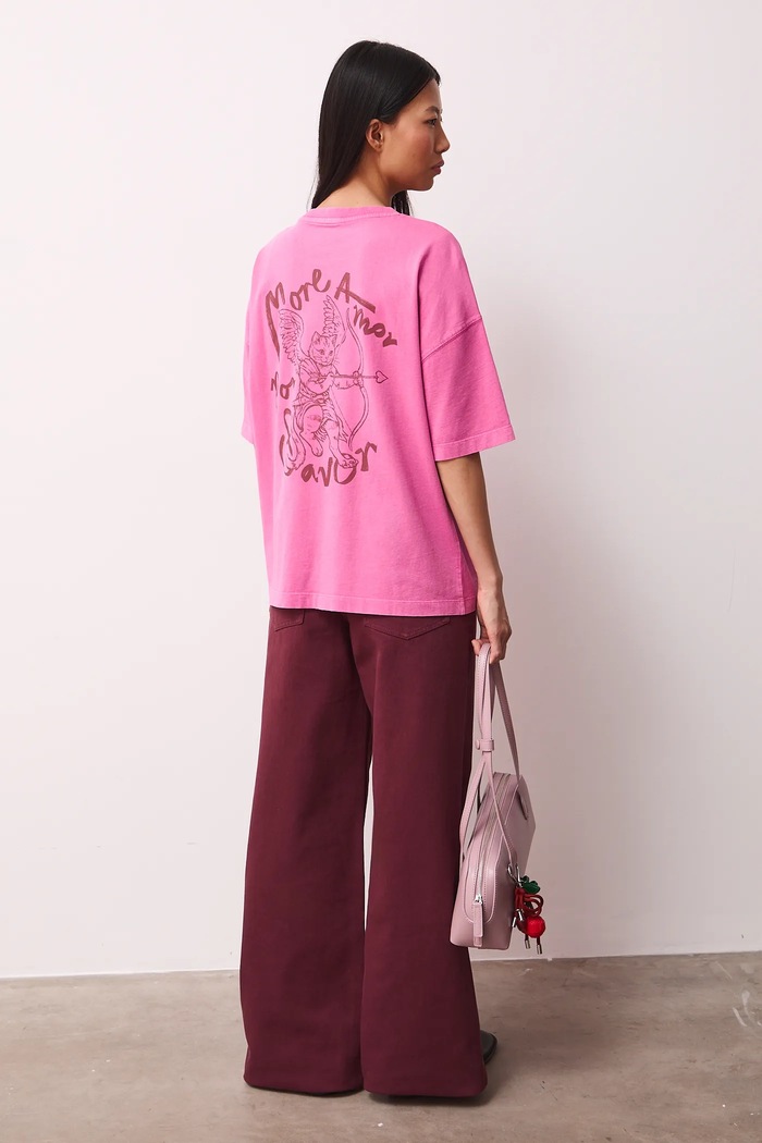 Medicine tricou din bumbac animal roz RS26-TSD282
