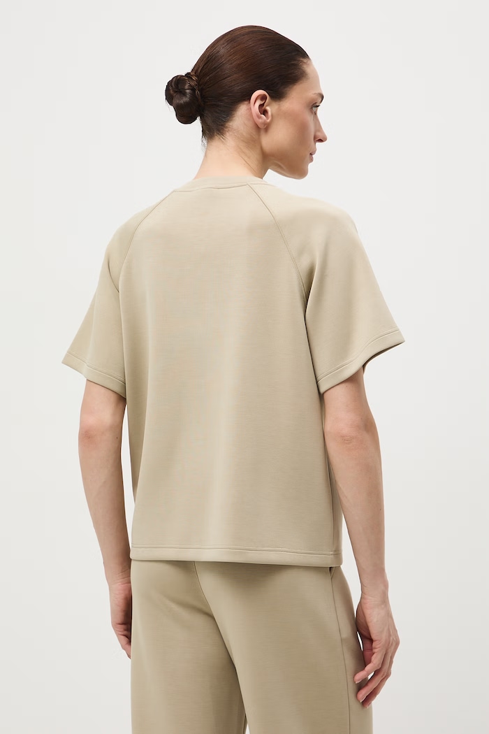 Odzież T-shirt damski interlock z modalem gładki RS26-TSD402 zielony