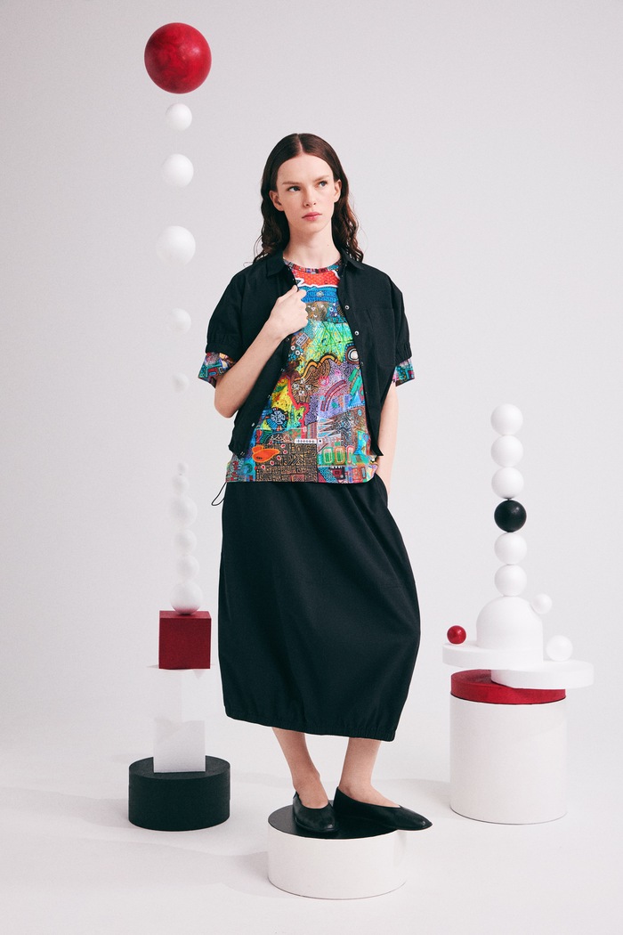 Medicine oversize tričko dámske bavlnené RS26-TSD453 viacfarebná RS26