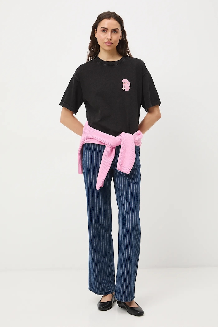 Îmbrăcăminte Medicine tricou oversized pentru femei, din bumbac RS26-TSD454 gri