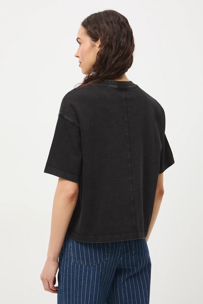 Medicine tricou oversized pentru femei, din bumbac gri RS26-TSD454