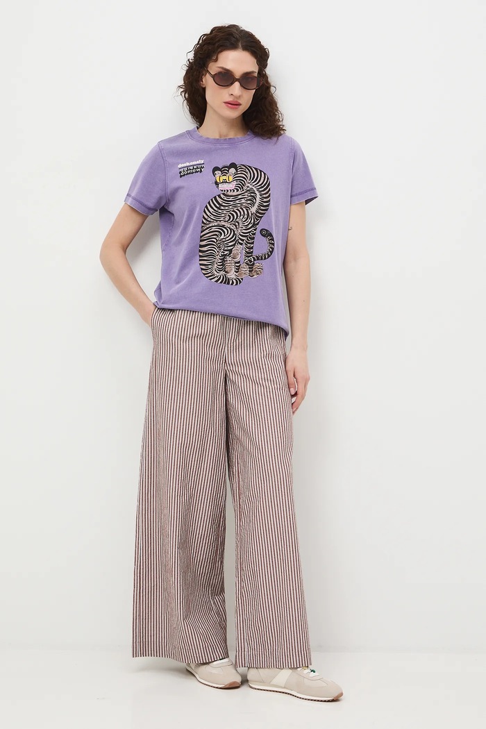 Îmbrăcăminte Medicine tricou pentru femei, din bumbac RS26-TSD459 violet