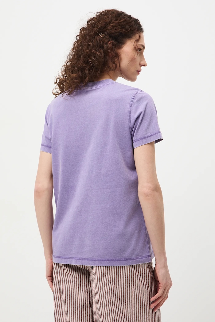 Medicine tricou pentru femei, din bumbac violet RS26-TSD459