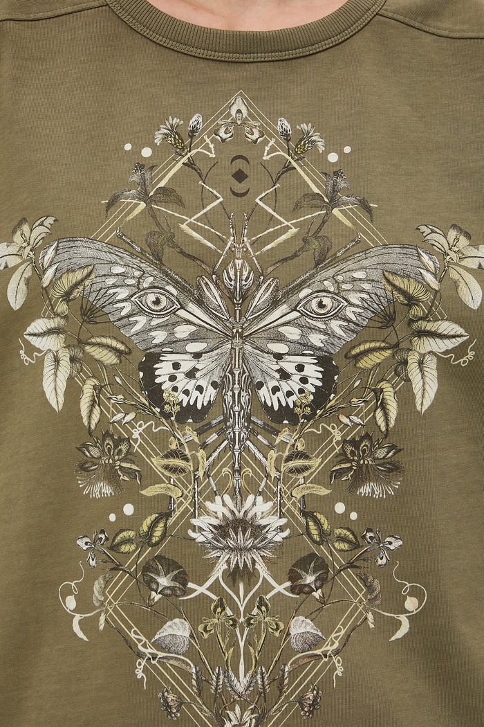 T-shirt damski bawełniany RS26-TSD503 zielony
