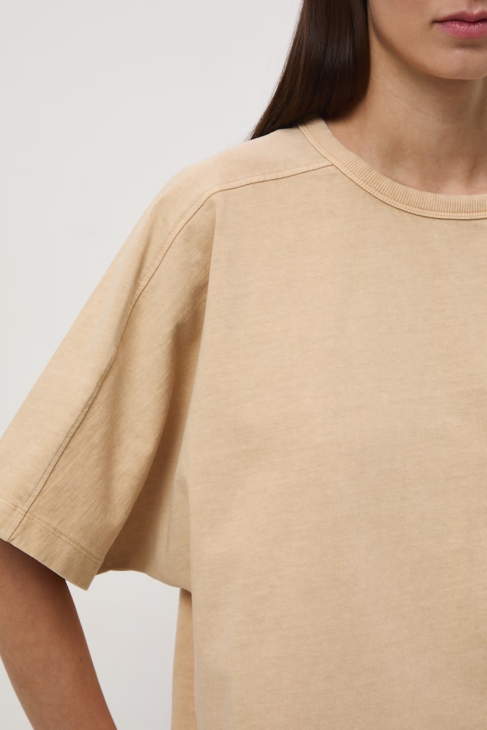 T-shirt oversize damski bawełniany RS26-TSD510