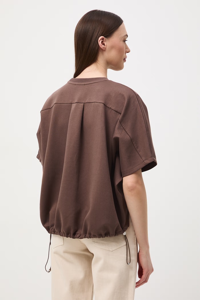 Odzież T-shirt damski RS26-TSD603 brązowy
