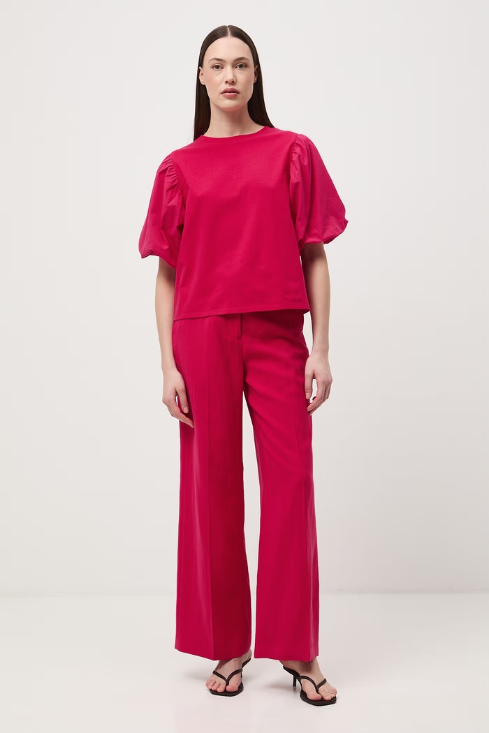 Medicine t-shirt γυναικείο βαμβακερό με ελαστάν ροζ RS26-TSD604