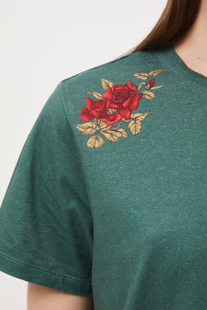 T-shirt damski bawełniany z elastanem z kolekcji Ilona Tambor x Medicine RS26-TSD660
