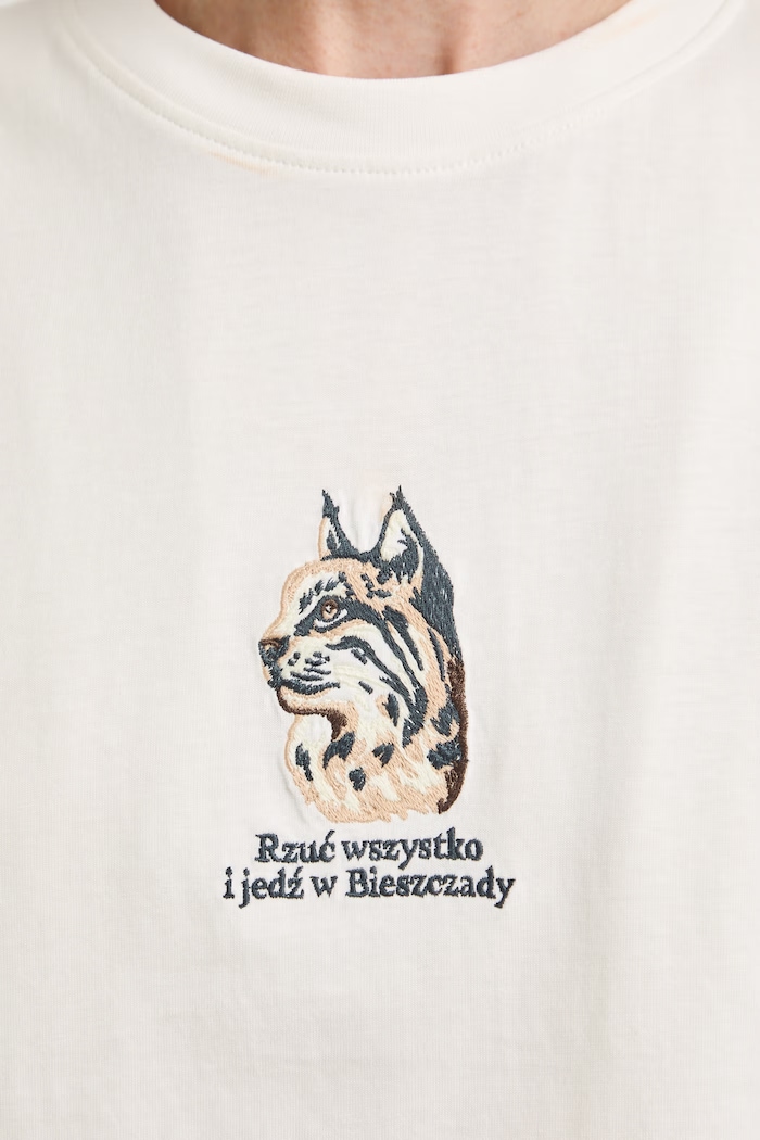 T-shirt damski bawełniany z kolekcji Bieszczadzki Park Narodowy x Medicine RS26-TSD854