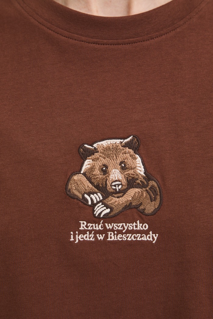 T-shirt damski bawełniany z kolekcji Bieszczadzki Park Narodowy x Medicine RS26-TSD854