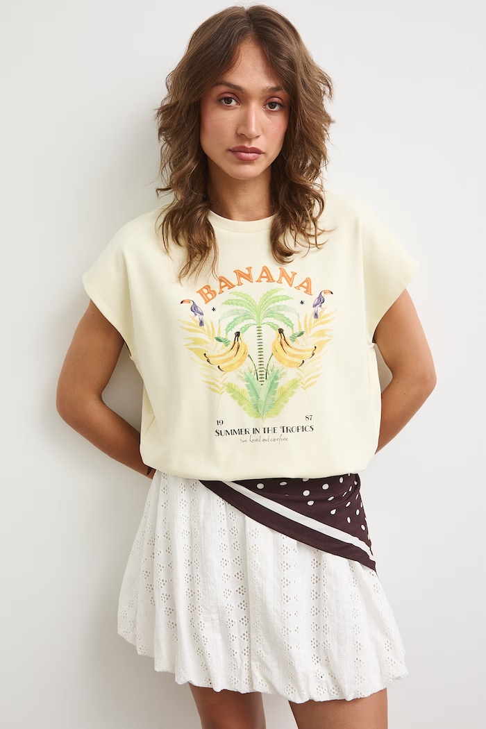 Medicine t-shirt γυναικείο βαμβακερό με ελαστάν RS26-TSDA01 κίτρινο RS26