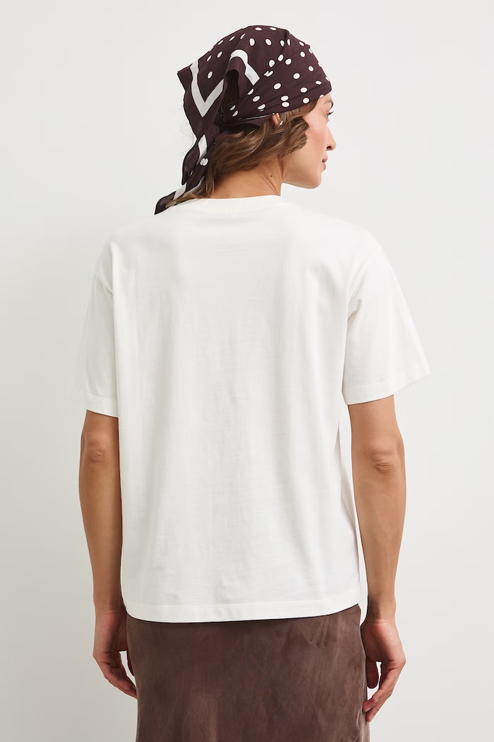 Ρούχα Medicine oversize t-shirt γυναικείο βαμβακερό RS26-TSDA03 μπεζ