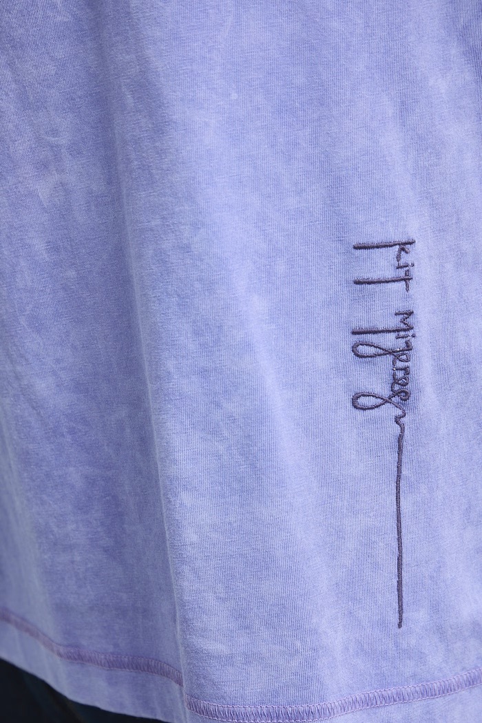 Medicine oversize t-shirt γυναικείο βαμβακερό RS26-TSDA51 μωβ