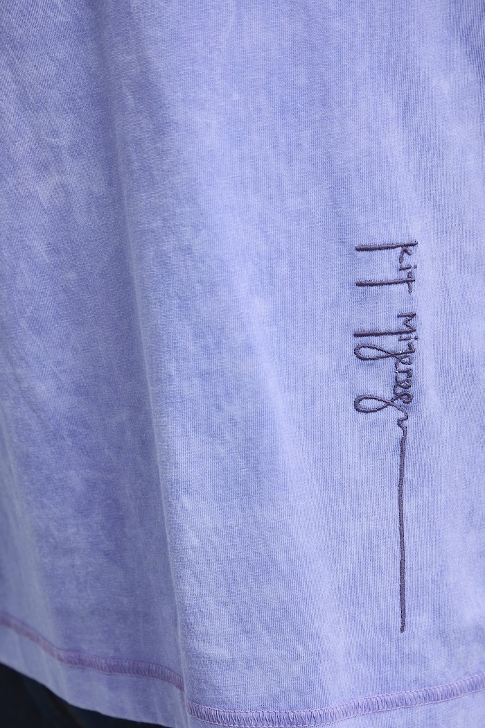 Medicine oversize t-shirt γυναικείο βαμβακερό RS26-TSDA51 μωβ