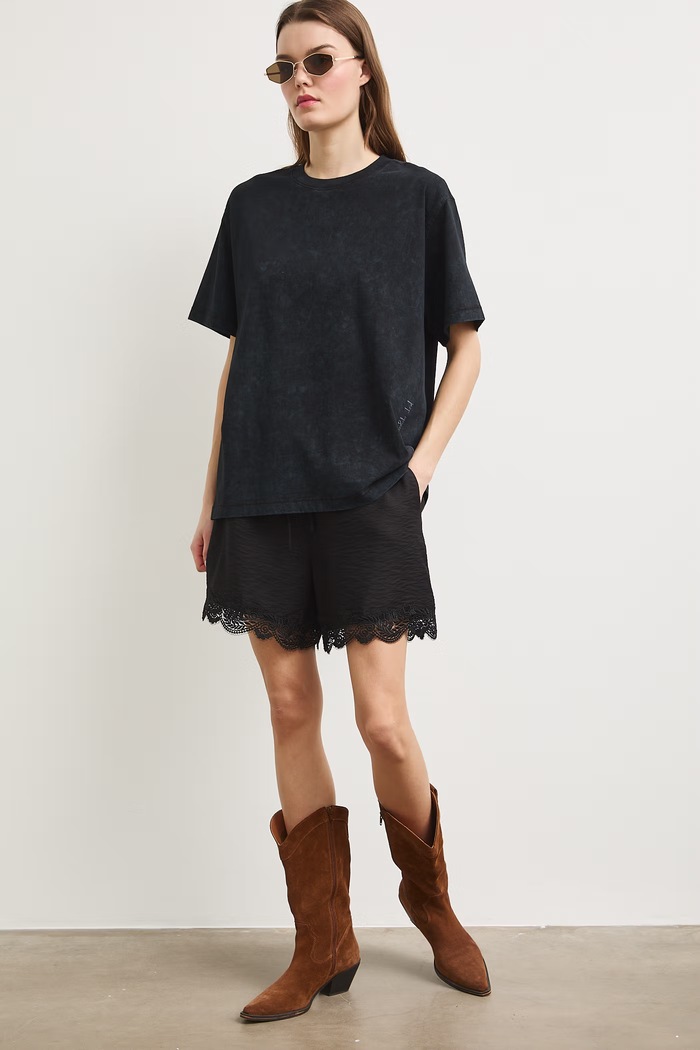 Ρούχα Medicine oversize t-shirt γυναικείο βαμβακερό RS26-TSDA51 γκρί
