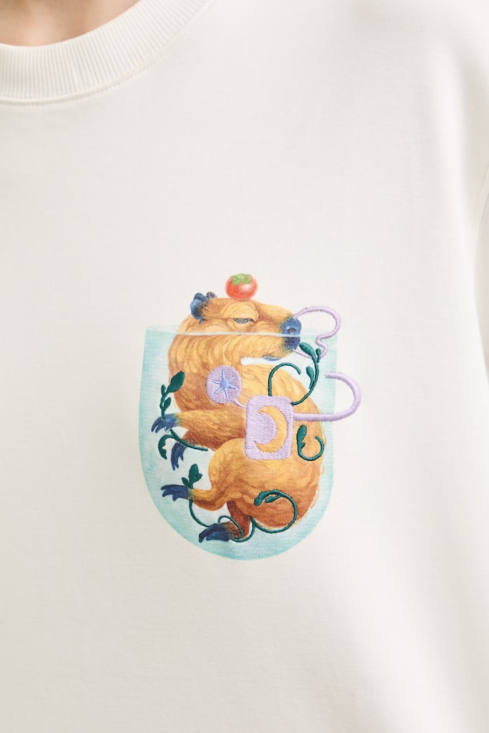 Medicine oversize t-shirt γυναικείο βαμβακερό με ελαστάν RS26-TSDA60